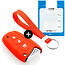 Capa para chave do carro compatível com Hyundai - Capa Protetora de Chave Remota de Silicone - Tampa Remota FOB - Vermelho