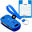 Car key cover compatible with Kia - Silicone Protective Remote Key Shell - FOB Case Cover - Blue
