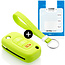 Capa para chave do carro compatível com Smart - Capa Protetora de Chave Remota de Silicone - Tampa Remota FOB - Verde lima