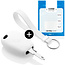 Funda Carcasa llave compatible con Smart - Funda de Silicona - Cover de Llave Coche - Blanco