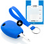 Cover chiavi auto compatibile con Smart - Copertura protettiva - Custodia Protettiva in Silicone - Blu