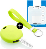 TBU car TBU car Housse de Protection clé compatible avec Smart - Coque Cover Housse étui en Silicone - Citron vert