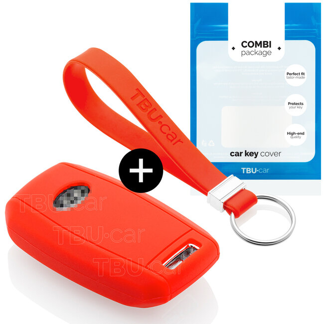 Sleutel cover compatibel met Kia - Silicone sleutelhoesje - beschermhoesje autosleutel - Rood