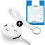 Cover chiavi auto compatibile con Smart - Copertura protettiva - Custodia Protettiva in Silicone - Bianco