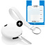 Funda Carcasa llave compatible con Smart - Funda de Silicona - Cover de Llave Coche - Blanco