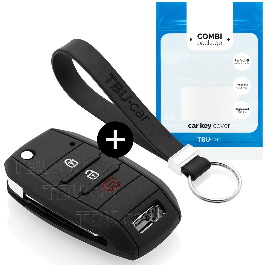 Kia Car key cover Black - CarkeyCover.com