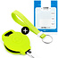 Capa para chave do carro compatível com Smart - Capa Protetora de Chave Remota de Silicone - Tampa Remota FOB - Verde lima