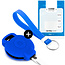 Funda Carcasa llave compatible con Smart - Funda de Silicona - Cover de Llave Coche - Azul