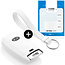 Funda Carcasa llave compatible con Kia - Funda de Silicona - Cover de Llave Coche - Blanco