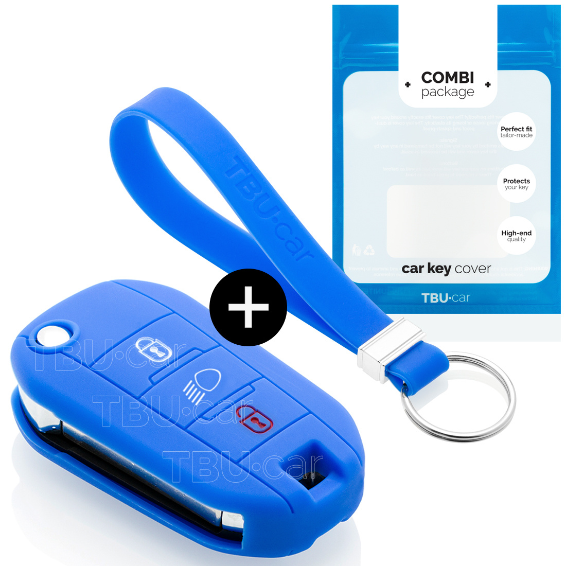 Housse de clé Peugeot - Bleu / Housse de clé en silicone / Housse de  protection clé de | bol