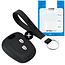 Capa para chave do carro compatível com Peugeot - Capa Protetora de Chave Remota de Silicone - Tampa Remota FOB - Preto