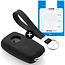 Housse de Protection clé compatible avec Seat - Coque Cover Housse étui en Silicone - Noir