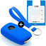 Capa para chave do carro compatível com Seat - Capa Protetora de Chave Remota de Silicone - Tampa Remota FOB - Azul