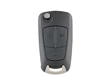 HIBEYO Flip Key Car Key Case Fits Opel Vauxhall Key Cover Silicone