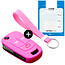 Cover chiavi auto compatibile con Opel - Copertura protettiva - Custodia Protettiva in Silicone - Rosa