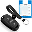 Capa para chave do carro compatível com Peugeot - Capa Protetora de Chave Remota de Silicone - Tampa Remota FOB - Preto
