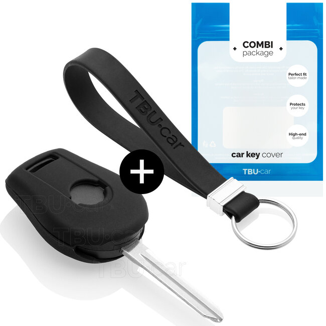 Car key cover compatible with Nissan - Silicone Protective Remote Key Shell - FOB Case Cover - Black