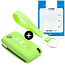 Funda Carcasa llave compatible con Fiat - Funda de Silicona - Cover de Llave Coche - Glow in the Dark