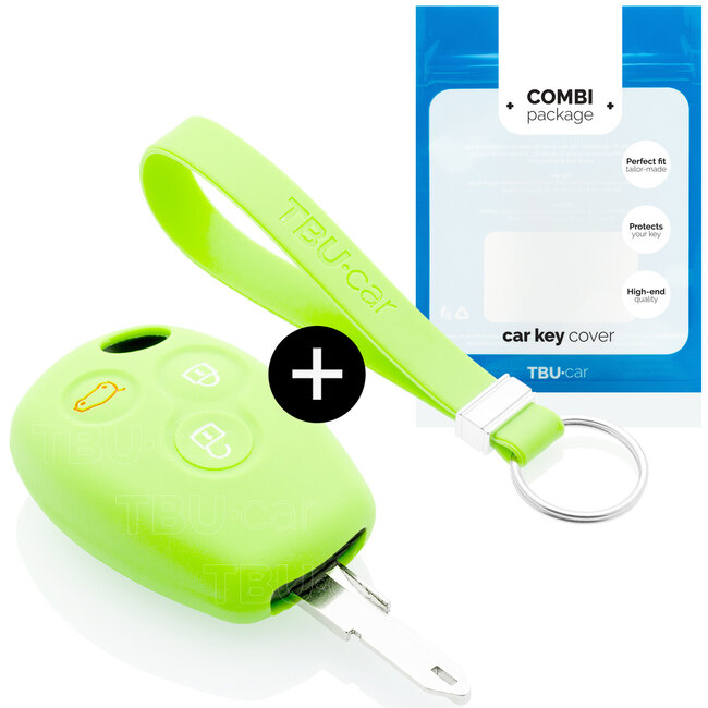 Housse de Protection clé compatible avec Smart - Coque Cover Housse étui en Silicone - Brillent dans le noir