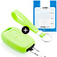 Cover chiavi auto compatibile con Dacia - Copertura protettiva - Custodia Protettiva in Silicone - Fosforescente