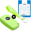 Funda Carcasa llave compatible con Lancia - Funda de Silicona - Cover de Llave Coche - Glow in the Dark