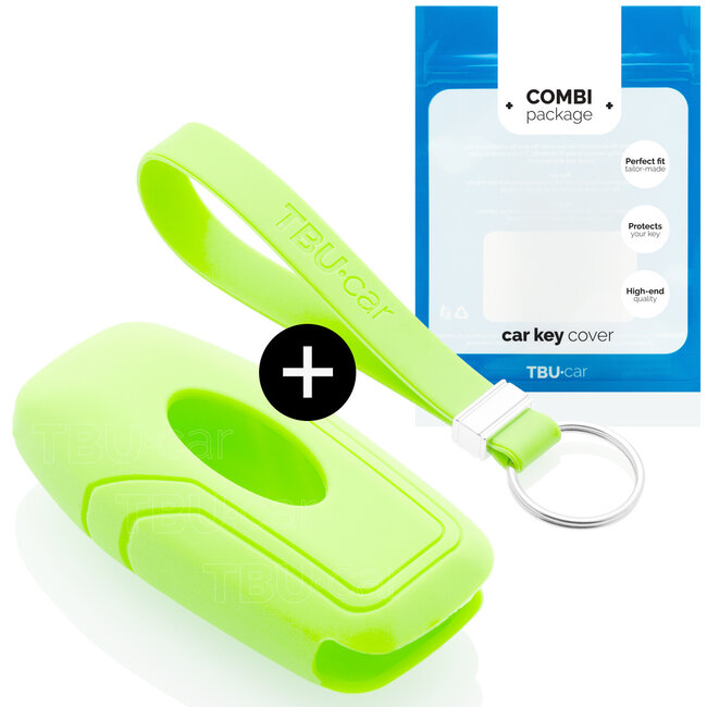 Car key cover compatible with Ford - Silicone Protective Remote Key Shell - FOB Case Cover - Glow in the Dark