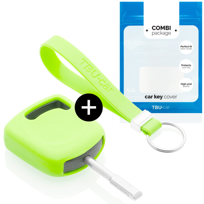 Car key cover compatible with Ford - Silicone Protective Remote Key Shell - FOB Case Cover - Glow in the Dark