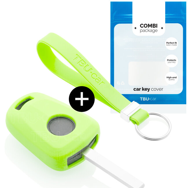 Funda Carcasa llave compatible con Opel - Funda de Silicona - Cover de Llave Coche - Glow in the Dark