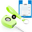 Funda Carcasa llave compatible con Suzuki - Funda de Silicona - Cover de Llave Coche - Glow in the Dark