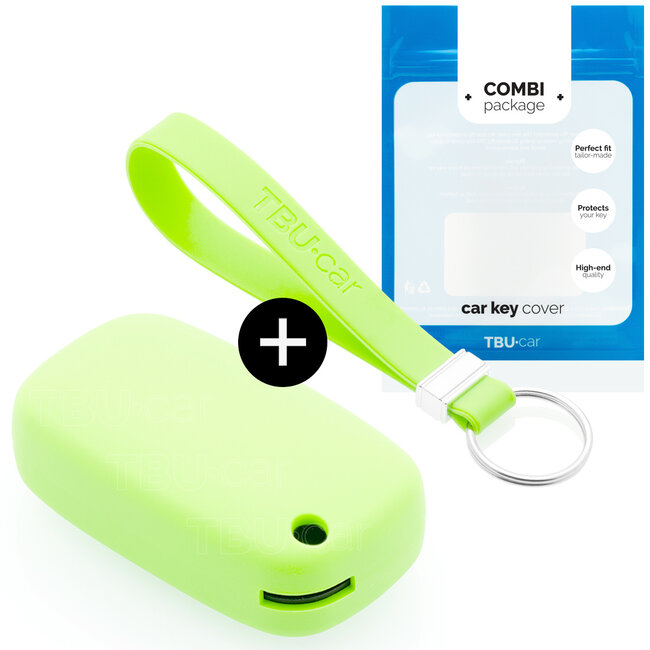 Funda Carcasa llave compatible con Mercedes - Funda de Silicona - Cover de Llave Coche - Glow in the Dark