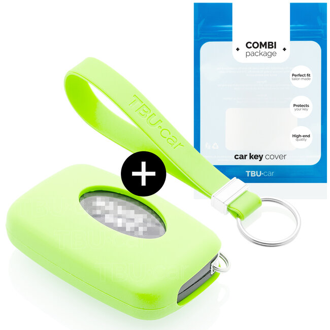 Funda Carcasa llave compatible con Range Rover - Funda de Silicona - Cover de Llave Coche - Glow in the Dark