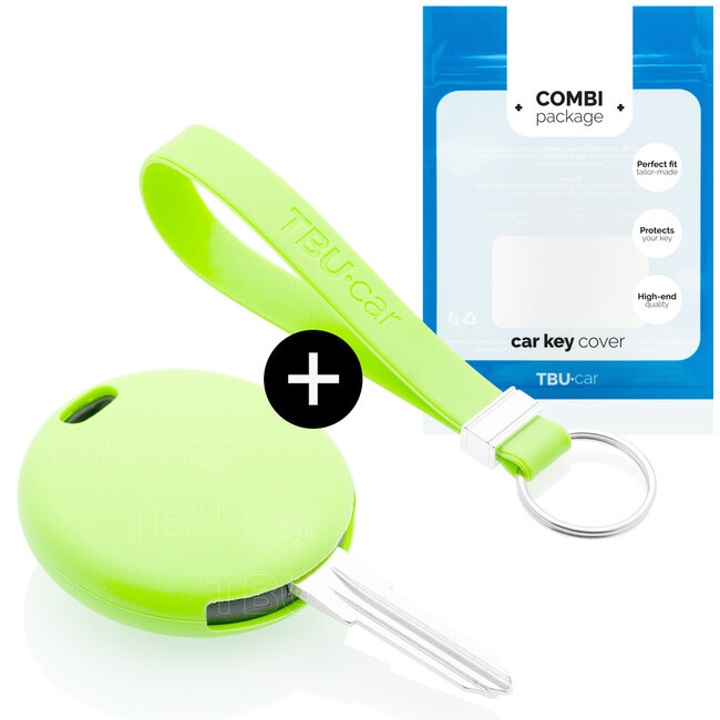 Car key cover compatible with Smart - Silicone Protective Remote Key Shell - FOB Case Cover - Glow in the Dark