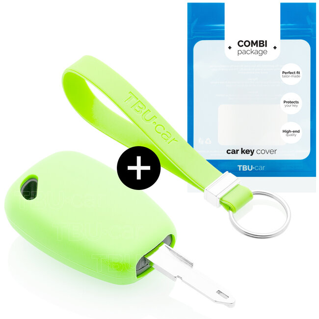 Funda Carcasa llave compatible con Vauxhall - Funda de Silicona - Cover de Llave Coche - Glow in the Dark