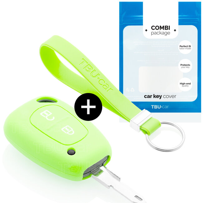 Funda Carcasa llave compatible con Opel - Funda de Silicona - Cover de Llave Coche - Glow in the Dark