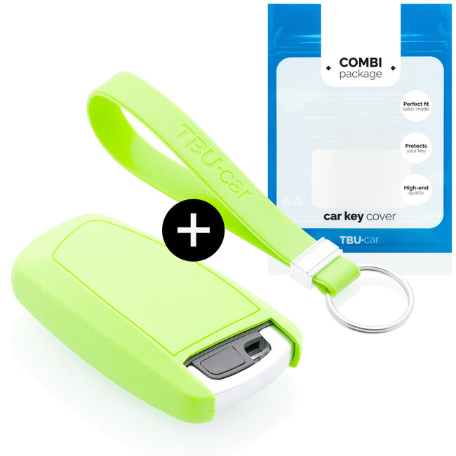 Car key cover compatible with BMW - Silicone Protective Remote Key Shell - FOB Case Cover - Glow in the Dark