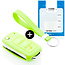 Capa para chave do carro compatível com Skoda - Capa Protetora de Chave Remota de Silicone - Tampa Remota FOB - Fosforescente