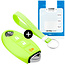 Sleutel cover compatibel met Nissan - Silicone sleutelhoesje - beschermhoesje autosleutel - Glow in the Dark