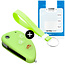 Sleutel cover compatibel met Alfa Romeo - Silicone sleutelhoesje - beschermhoesje autosleutel - Glow in the Dark