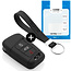 Funda Carcasa llave compatible con VW - Funda de Silicona - Cover de Llave Coche - Negro