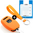 Housse de Protection clé compatible avec Honda - Coque Cover Housse étui en Silicone - Orange