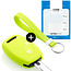 Housse de Protection clé compatible avec Honda - Coque Cover Housse étui en Silicone - Citron vert