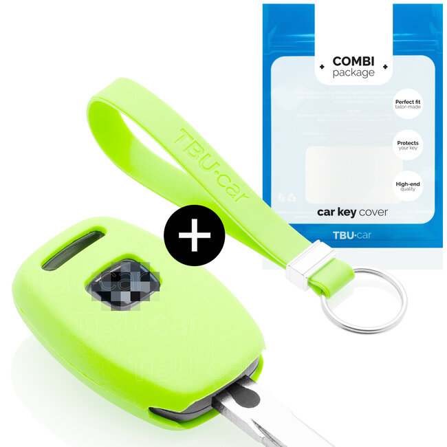 Sleutel cover compatibel met Honda - Silicone sleutelhoesje - beschermhoesje autosleutel - Glow in the Dark