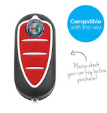 TBU car Alfa Romeo Capa Silicone Chave do carro - Capa protetora - Tampa remota FOB - Vermelho