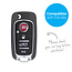 Capa para chave do carro compatível com Fiat - Capa Protetora de Chave Remota de Silicone - Tampa Remota FOB - Preto
