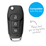 TBU car Sleutel cover compatibel met Ford - Silicone sleutelhoesje - beschermhoesje autosleutel - Carbon