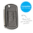 Capa para chave do carro compatível com Land Rover - Capa Protetora de Chave Remota de Silicone - Tampa Remota FOB - Laranja