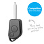 Capa para chave do carro compatível com Peugeot - Capa Protetora de Chave Remota de Silicone - Tampa Remota FOB - Preto