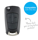 TBU car TBU car Cover chiavi auto compatibile con Vauxhall - Copertura protettiva - Custodia Protettiva in Silicone - Rosa