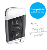 TBU car TBU car Cover chiavi auto compatibile con VW - Copertura protettiva - Custodia Protettiva in TPU - Oro