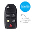 Capa para chave do carro compatível com Volvo - Capa Protetora de Chave Remota de Silicone - Tampa Remota FOB - Roxo